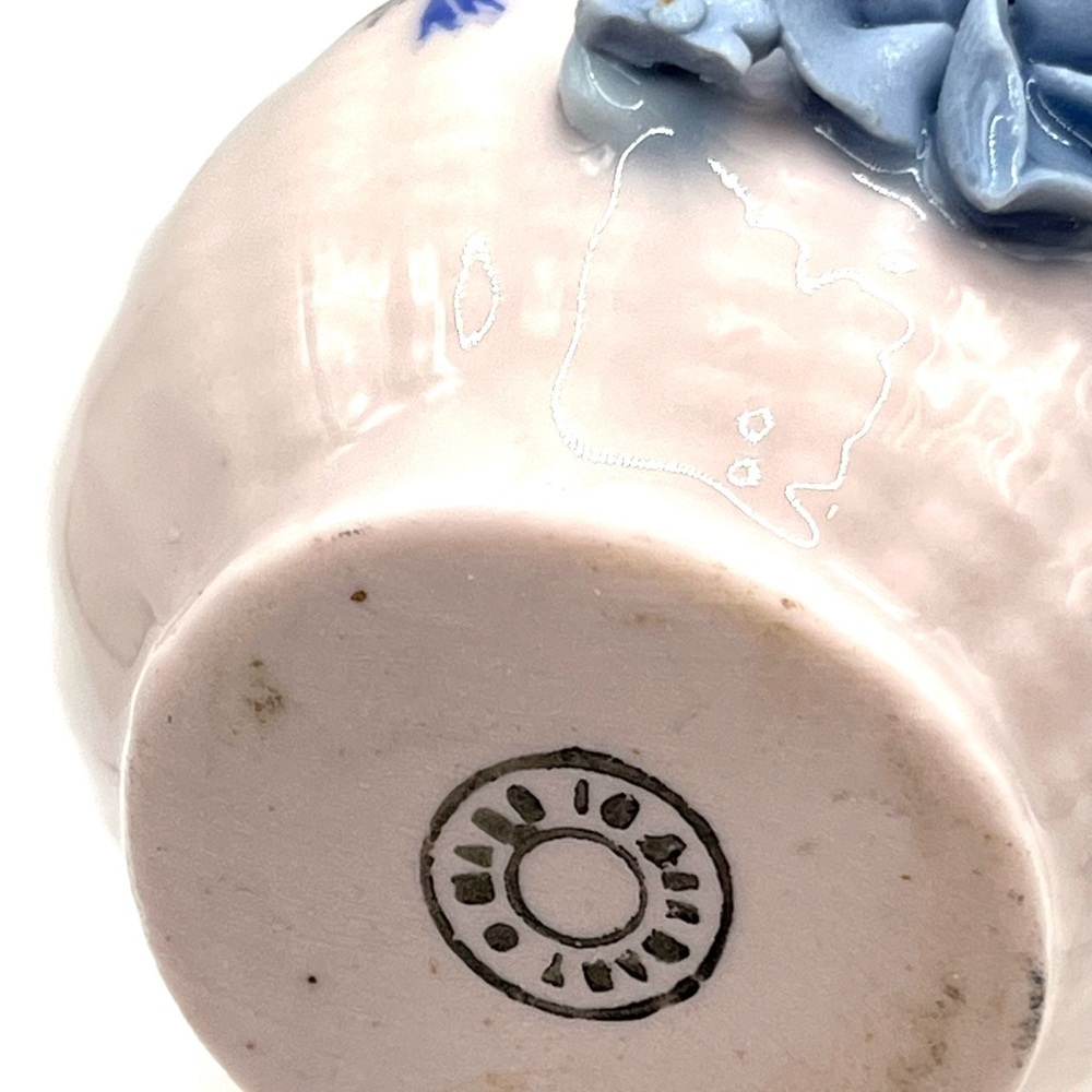 Elfinware Vintage Porcelain Baskets Vase Made In Germany Floral Mini 2” - 2.5” - Picture 9 of 14